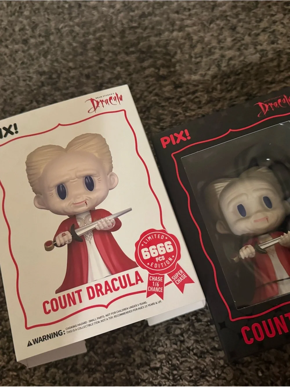 Funko Count Dracula Vinyl Figure - White, Red, Black